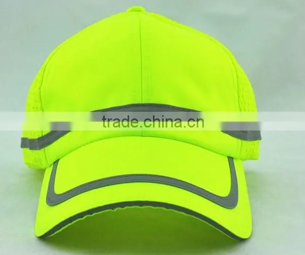 Custom 100% Polyester Mess Reflective Baseball Cap for Team or Working photo-3