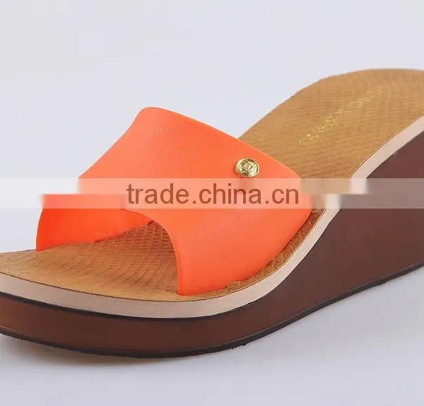 New Products Ladies Melissa Hot Sale Fashion Leisure Wedges Slippers Candy Jelly PVC Silppers Shoes Plastic Women Sandal Shoes photo-2
