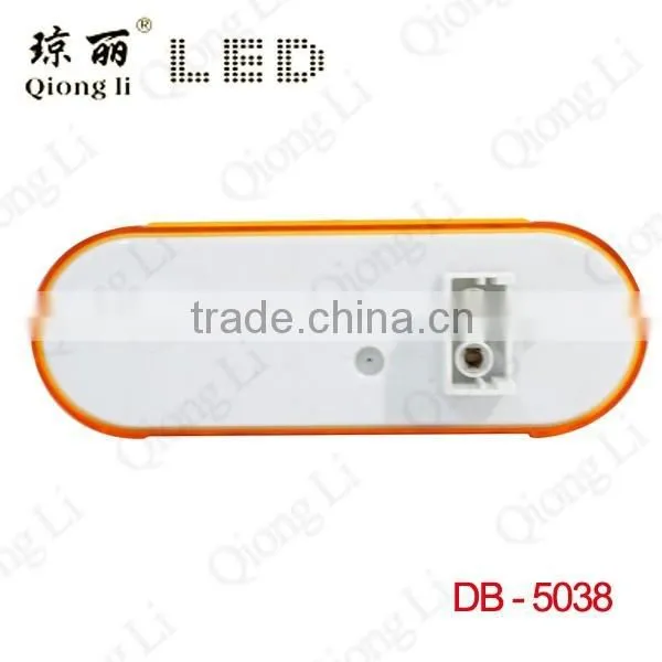 12 Volt 6inch PC Lens Stop Turn Signal Oval Led Safety Lights for Trucks Trailer photo-4