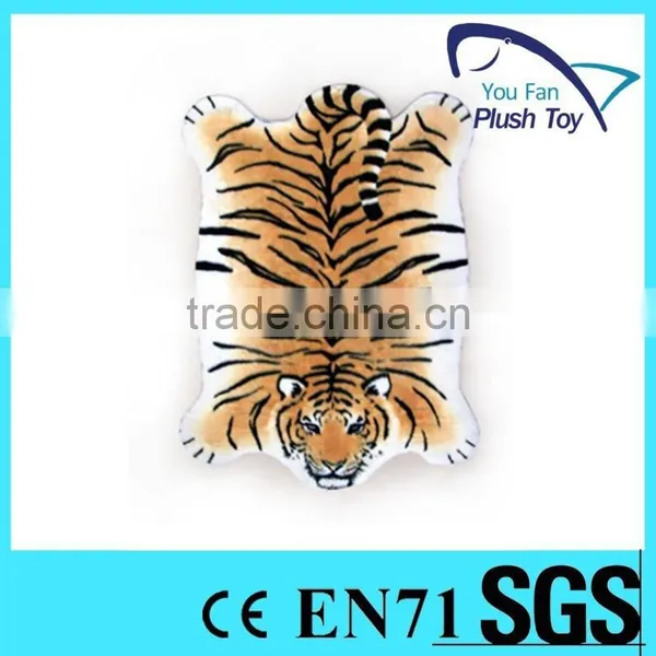 Lifelike Soft Plush Tiger Fur Carpet photo-4