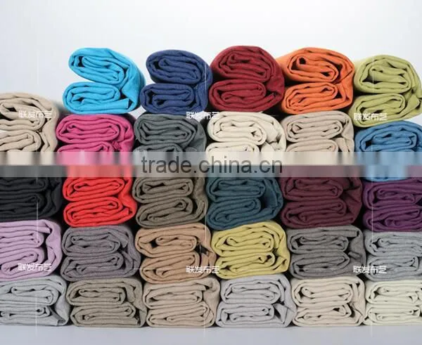 Pure Color of Linen Fabric Sofa Cloth Pillow Cotton and Linen Car Set of Cloth photo-3