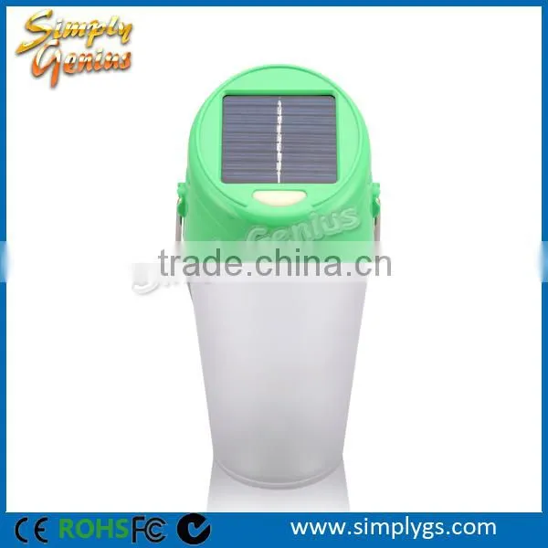 (hot) CE/Rohs/FCC/IPX41 Fishing Biking Hiking Camp Rechargeable Solar Lantern photo-3