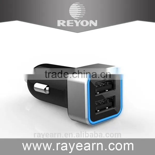 REYON DC 12v-24v Input Cigarette Lighter 2 USB Mobile Car Charger photo-2