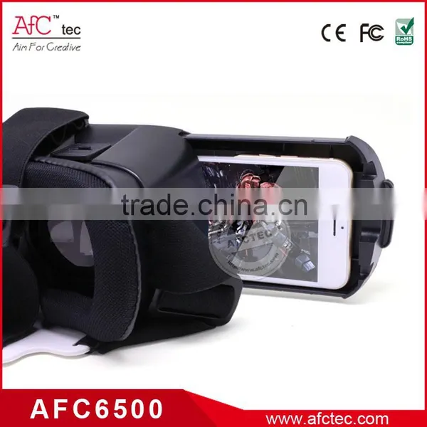 Xnxx Blue Film Yellow Blue 3d Virtual Reality Glasses for Iphone 6 Xnxx Google 3d Video photo-2