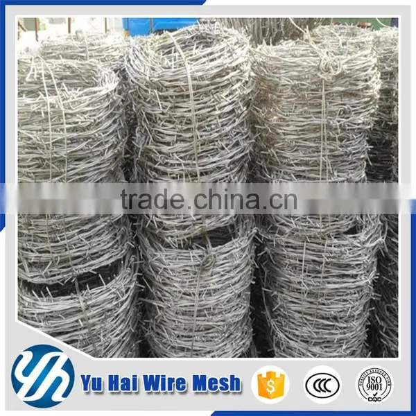 Galvanized Pvc/pe Coated Barbed Iron Wire Price photo-5
