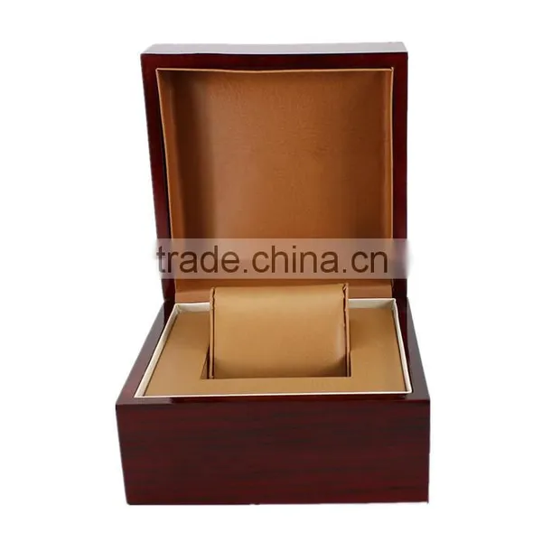 Logo Custom Printed Engraved Solid Wood Watch Boxes Wholesale photo-2