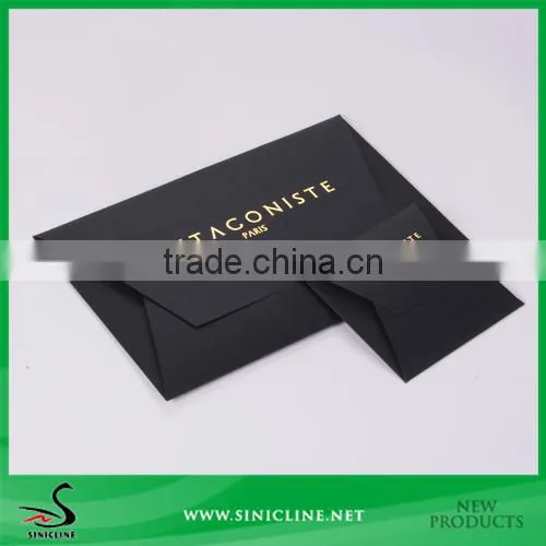 Sinicline Black Paper Card T-shirt Package Bag Customized in China Quality Choice photo-3