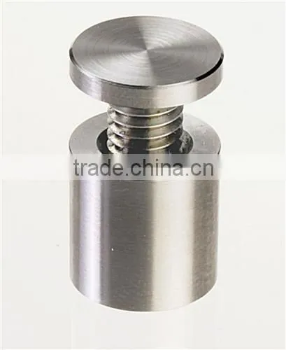 Customized Square Glass Standoff With Screw Stud photo-5