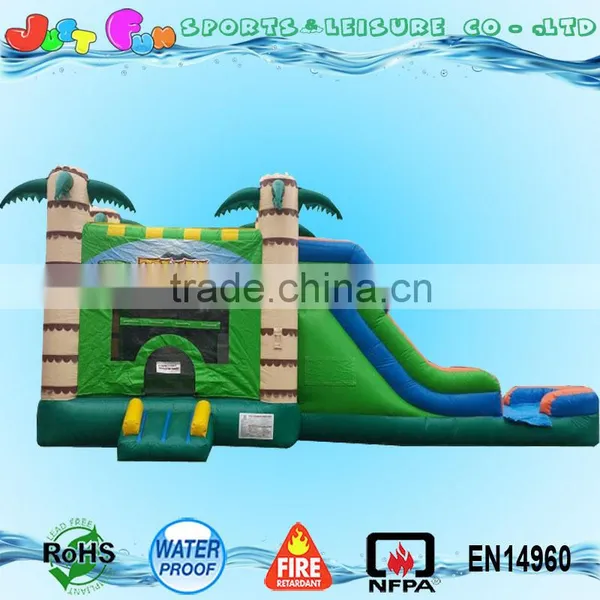 Inflatable Tiki Island Bounce Water Slide photo-2