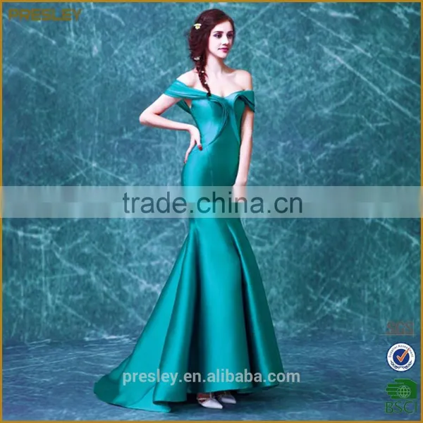 Sexy Fashion Floor Length Mermaid Deep V Neck Wedding Party Dress 2016 photo-2