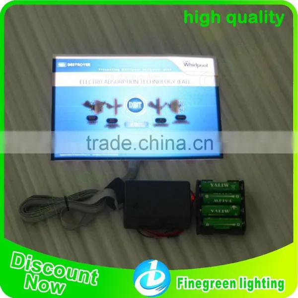 Magbetic el Poster el Advertisement With Battery Inverter