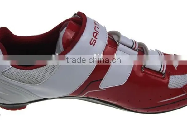 2016 Road Cycling Shoe Bike Shoes Compatibility SPD System With 3 Straps photo-2