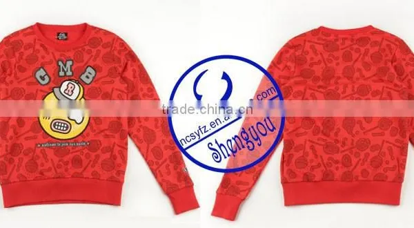 Custom 100% Fleece Polyester Men Full Printed Hoodie Sweatshirts photo-6