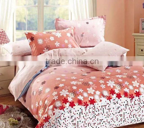 100%cotton 40*40 128*68 Pigment Print Bedding Set photo-3