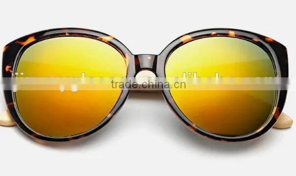 JMP634 Womens Fashion Designer Bamboo Temple Sunglasses photo-3