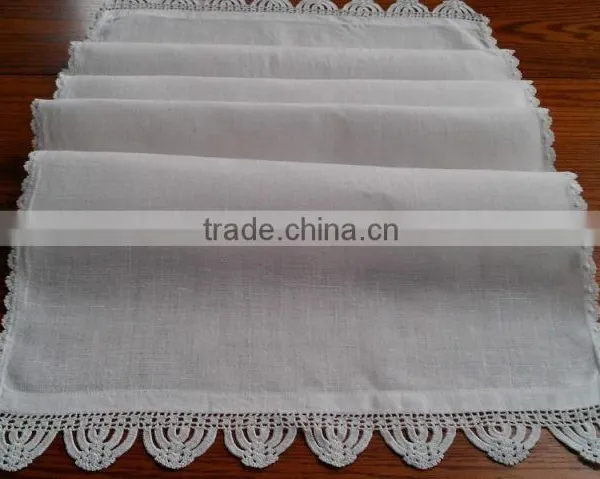 Crochet Lace Cotton Table Runner photo-2