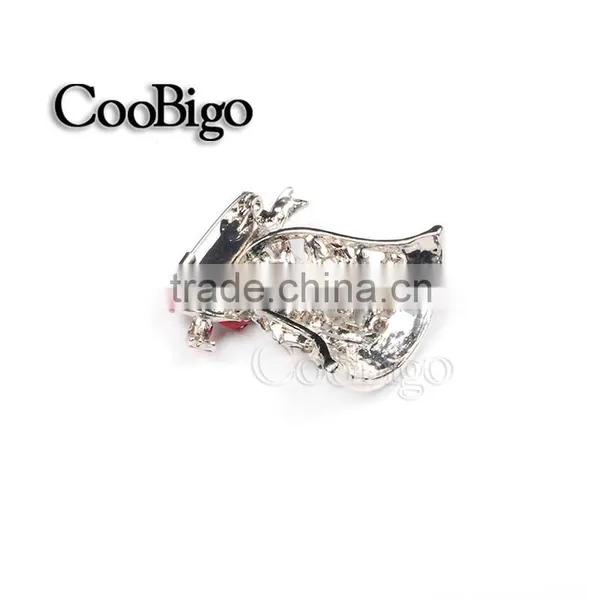 Fashion Jewelry Rhinestone Pearl Charming Christmas Jingle Bell Pin Brooch Christmas Party Promotion Gift Apparel Accessories photo-3