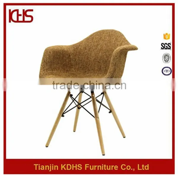 Famous Fashionable Cosy Designed Plastic Seat Strong Stable Legs Leisure Chair photo-3