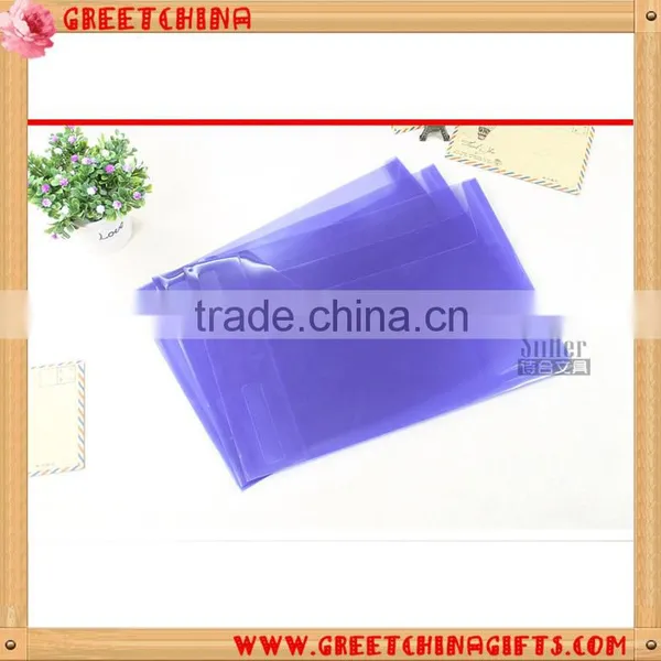 Promotional A4 Transparent Plastic Folder Documents Envelope Waterproof Bag photo-4
