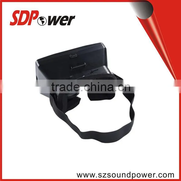 3d vr Virtual Reality Glasses Cardboard vr Headset With ABS Plastic Material Headset 3d vr Glasses Andriod/ios Smart Phones