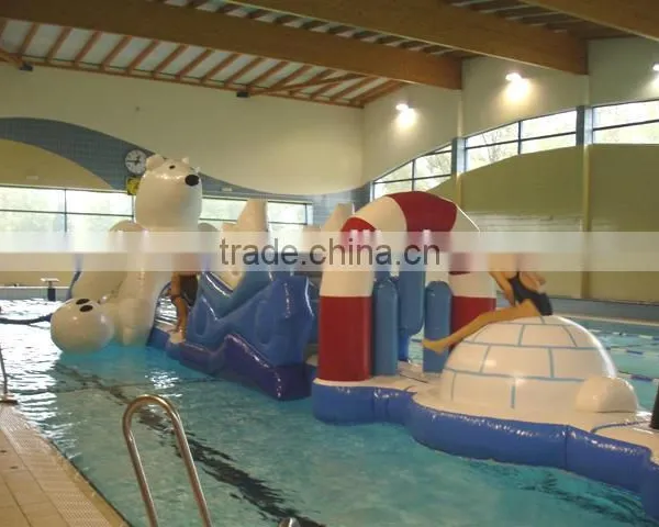 PVC 0.9mm Inflatable Pool Water Obstacle Swimming Pool Toy photo-5