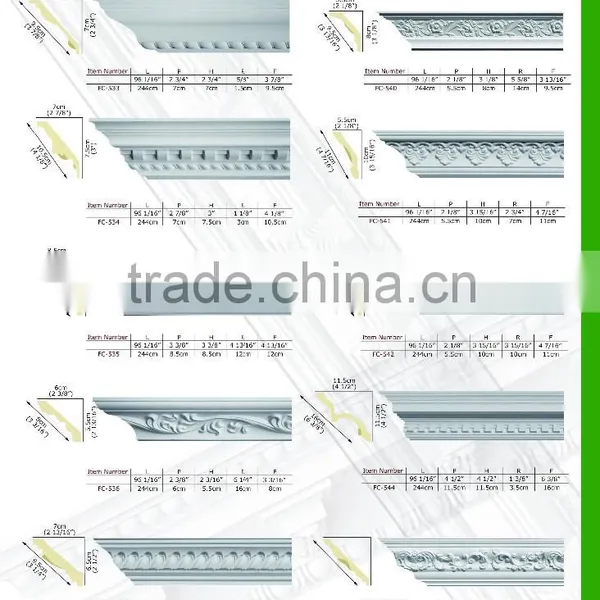 2015 High Quality Good Price Beautiful New Modern Luxury pu Cornice photo-4