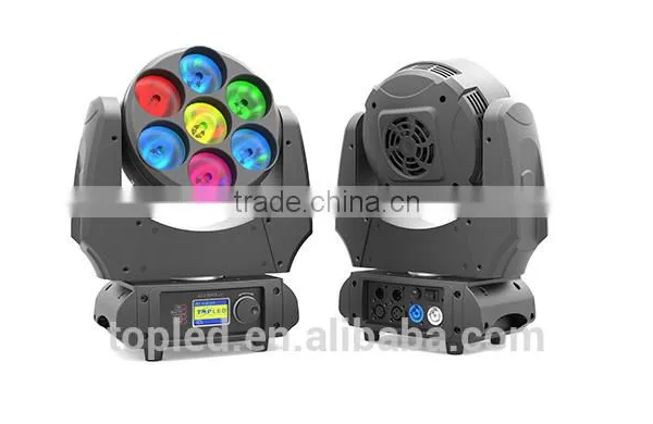 LED Moving Head Light / LED Effect Light / LED Beam Light / LED Pixel Light 7x12W 4in1 RGBW photo-2