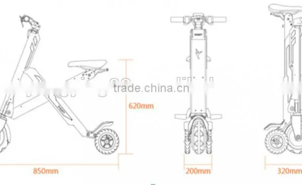 Mini Electric Bike;two Wheel Electric Vehicle;electric Personal Transport Vehicle photo-3