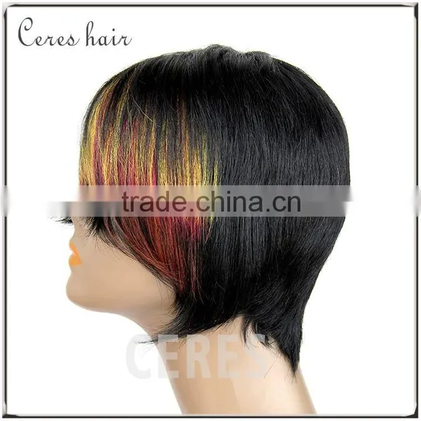 Henan Ceres Wholesale Real Indian Human Hair Lace Front Wig With Baby Hair photo-4