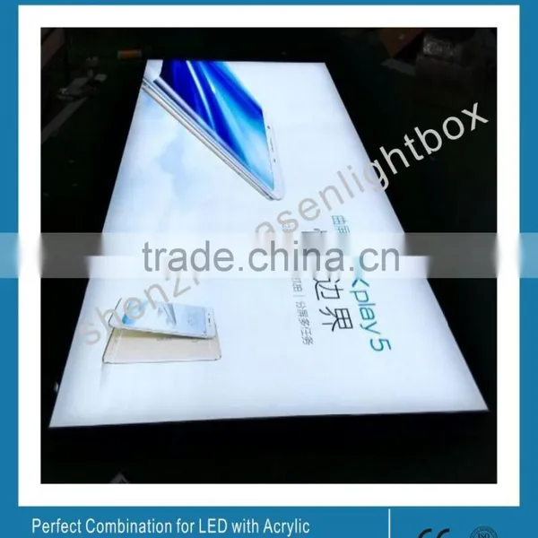 Light Sign Slim Aluminous Frameless Free Standing Tension LED Fabric Display photo-2