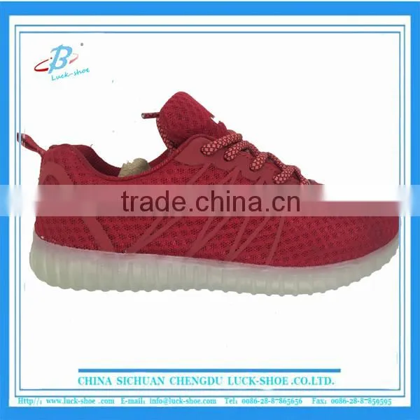 Custom Shoes Factory Knit Upper Material Running Sport Shoes Wholesale