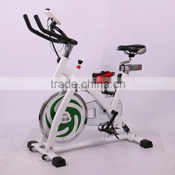 White Ultra Silent Spinning Exercise Bike photo-3
