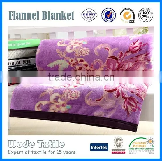 China Market Super Soft Customized Printing Flannel Blankets photo-2