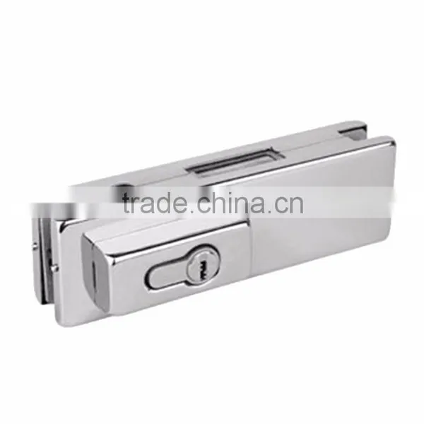 Aluminum Glass Clip Door Hardware Lock Patch Fitting photo-2