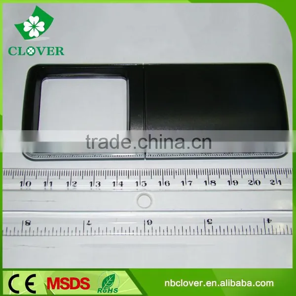 Reading Using Plastic Portable Magnifying Glass With Light Quality Choice photo-3