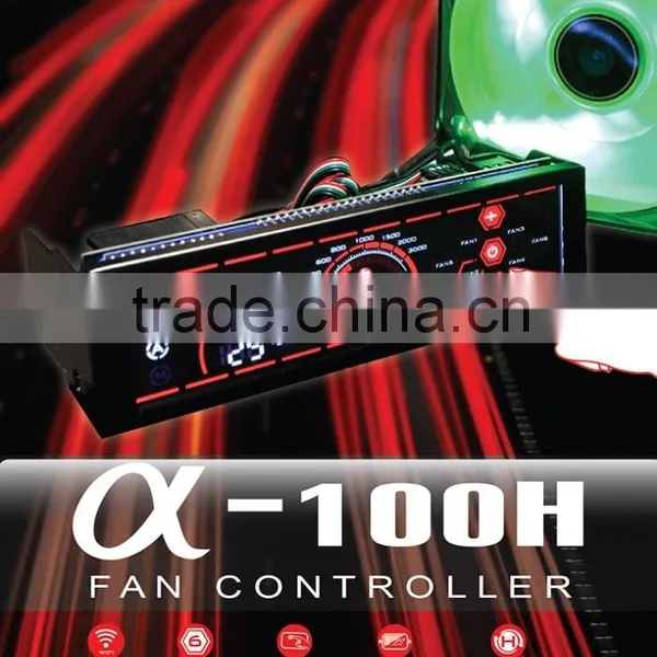 5.25 Front Panel 3 Pin/4Pin Electronic pc Fans Speed Controller Quality Choice photo-2