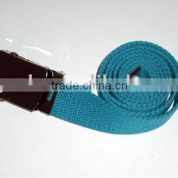 Deep Sky Blue Web Belt