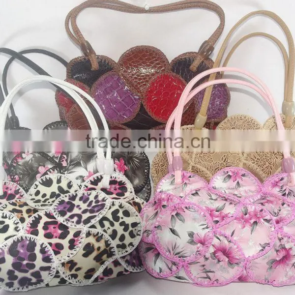 China Leather Handbag Factory Lady Crochet Design Totally Handmade photo-2