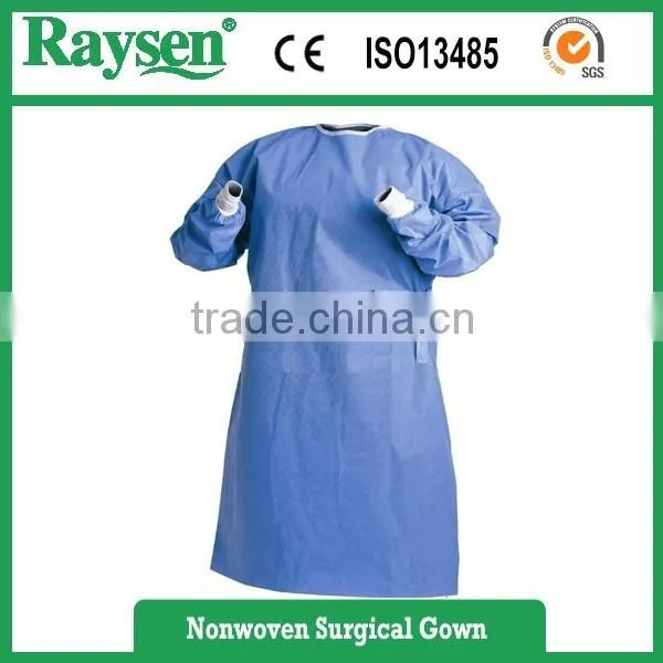 Medical Disposable Non-woven Surgical Gown/Hospital Clothing Patient Gown photo-2