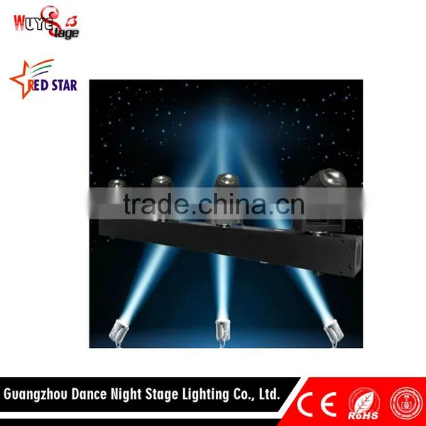 Colorful/White Beam 4 Heads Mini LED Moving Head Light Professional Stage Lighting photo-3