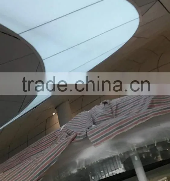 Energy-efficient & Fire-proofing PTFE- Coated Tension Fabric Architecture Ceiling for Airport Skylight photo-2