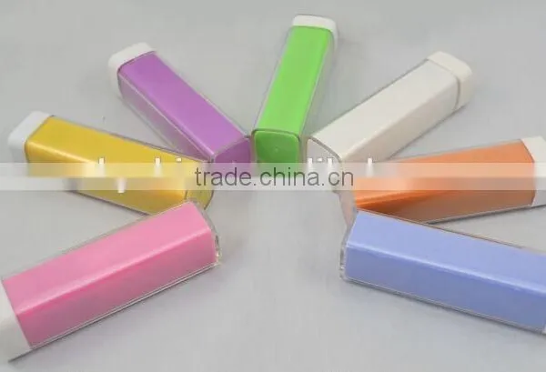 Smart Phone Portable Charger Old Lipstick 1200MAH--2600MAH Low Price High Quality Power Bank photo-2