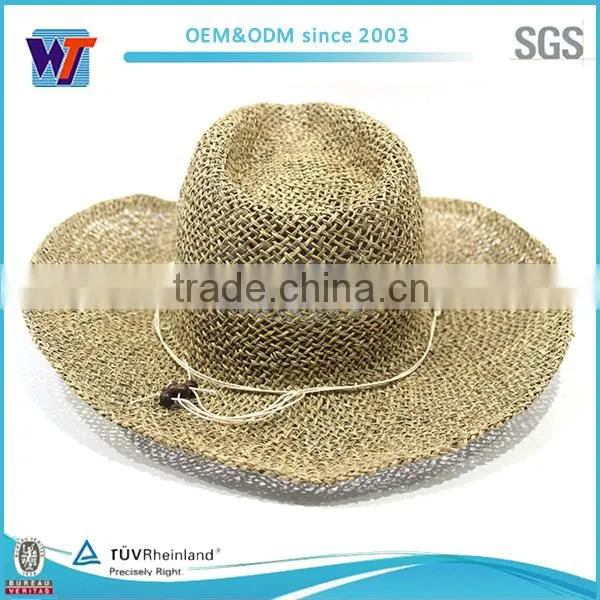 Handmade Custom Chinese Boate Straw Boater Hat photo-5