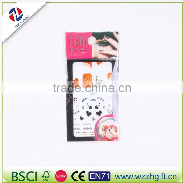 New Arrived Wholesale Elegant Fancy Customized Craft Ecofriendly Quality Temporary NAIL STICKER BLE photo-3