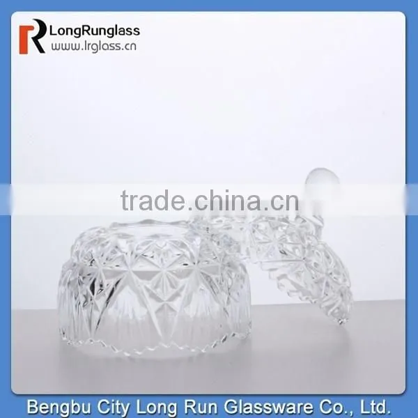 LongRun China 2015 New Product High White Glass Material Cup Candy Box,wedding Candy Box,clear Glass Candy Box photo-3