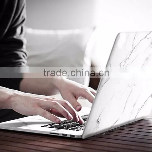 2016 New Marble White Design Vinyl Decal For Macbook, Full Body Protective Sticker Skin Decal For Macbook photo-2