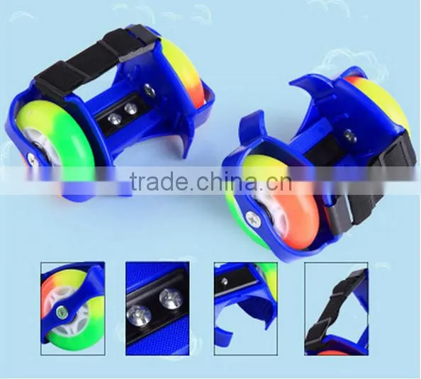 2 Rubber Wheels Roller Skates Wheels Flashing Roller Skate Wheels for Shoes photo-3
