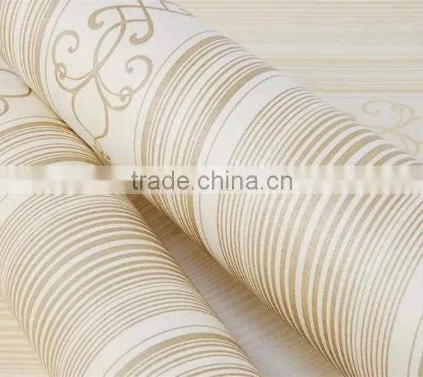 New Design Classic Wallpapers Wide Stripe Wallpaper photo-5