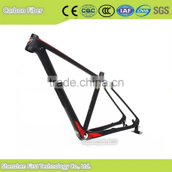 Climbing High Powerful Mountain Bike Carbon Frame Designed for Competitive Cross Country Racing photo-3