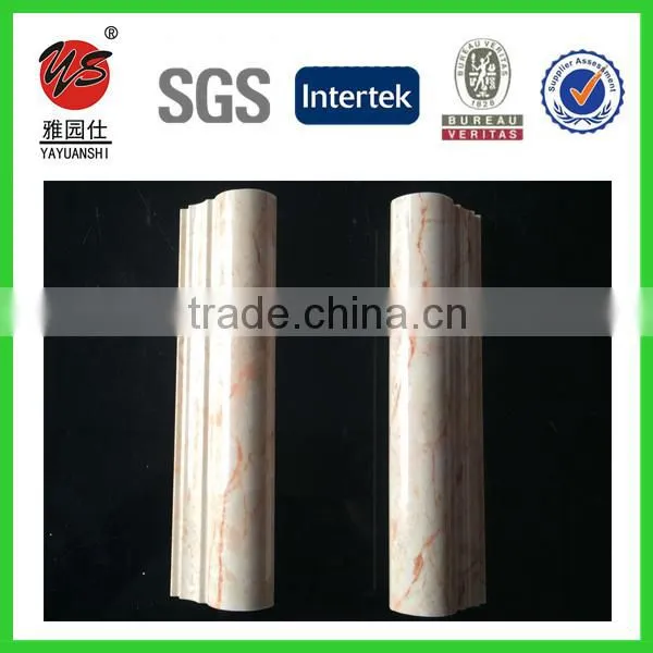 5.1cm Base Cap Marble Design Pvc Moulding Profile for uv Panel photo-5